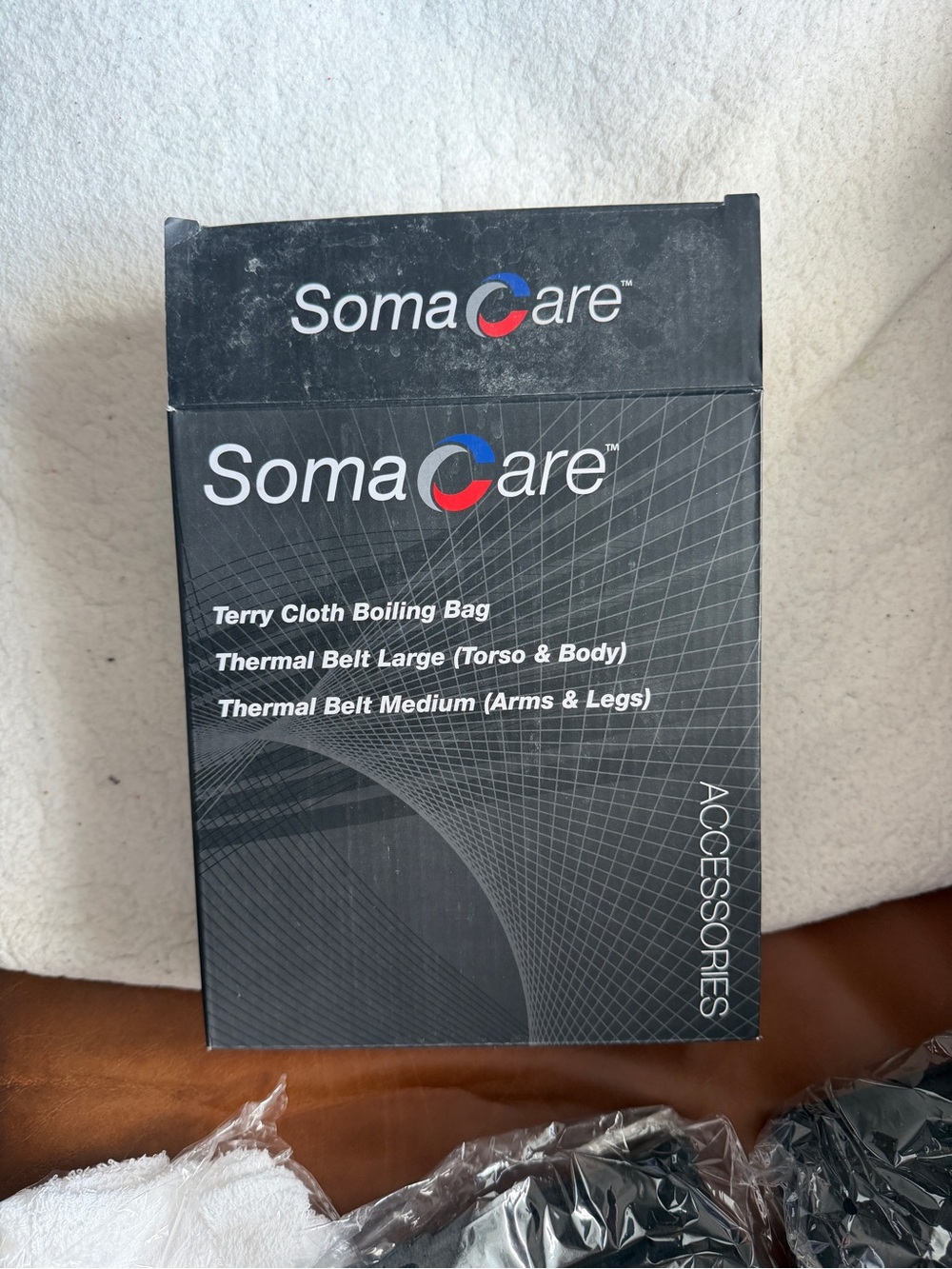 SomaCare Terry Cloth Boiling Bag & Accessories - Black